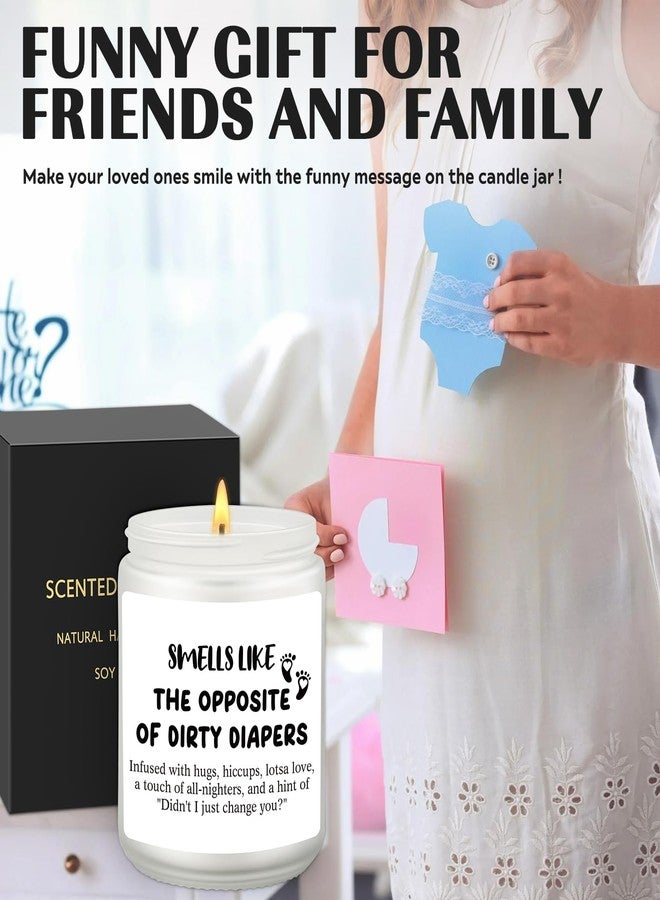 VIISPIRIT New Baby Gifts Candle, Smells Like the Opposite of Dirty Diapers, Funny Shower Gift, Post Partum Gift, Funny Expecting Mom Gifts, Scented Candle For New Mama, Giving Birth, First Time Mom Present Idea - Image 4